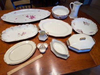 Limoges Collection: Porcelain Serving Dishes And Platters