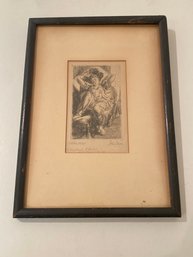 Signed John Sloan 1928 In Pencil Odalisque Original Etching