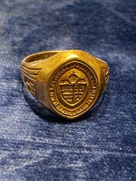 Brown University 10k Gold Ring 6.8 Grams