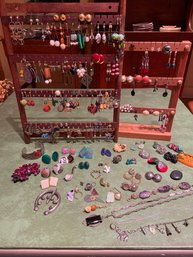 Costume Jewelry Earrings Galore