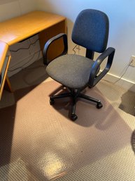 German Adjustable Office Chair Charvoz Dauphin Seat Height 17-22in