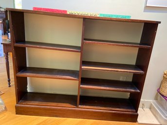 Wood Book Shelving Unit Bookcase Adjustable Shelves