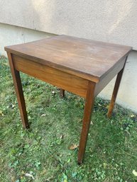 Solid Wood End Table