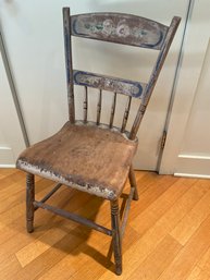 Primitive Rustic Wood Chair