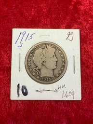 1915 Half Dollar Coin #11