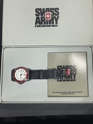 Swiss Army Brand Wristwatch In Original Box Never Used