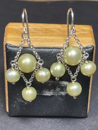 Sterling Silver Cultured Pearl Pierced Earrings Honora