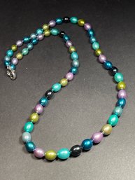 Multi Colored Cultured Pearl Honora Necklace 20 Inch