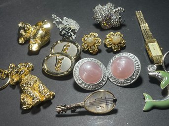 Lot 10 Pieces Vintage Costume Jewelry