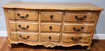 French Provincial 9 Drawer Dresser