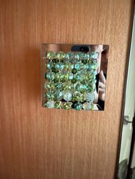 Green And White Opal Swarovski Wall Sconce