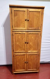 Thomasville Tall Dresser, 3 Drawers 2 Top Shelves, And 4 Cubbies