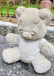 Cement Garden Teddy Bear