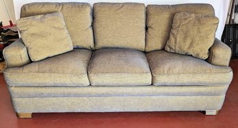 Serrille Brown Blue Couch