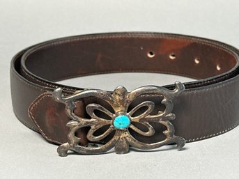 Gucci Turquoise Butterfly Belt