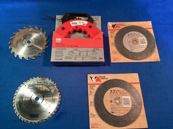 New Electrical Wire Puller With Two New Sawblades And Two Use Sawblades Great Shape