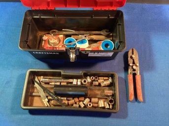 16 Inch Craftsman Multi Compartment, Toolbox, Plus Items, Great  Shape