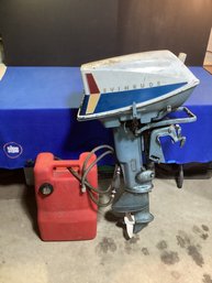 Evinrude (sport Win )outboard Gas Motor Vintage 1960s, All Original In Very Good Shape,