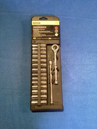 Never Used 16 Piece, Deep Socket Set,  1/4  Inch Drive  Made By (Stanley)