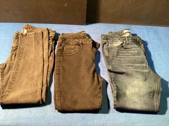 3 Pairs Of Size 14 Jeans In Very Good Shape, No Rips, Stains, Or Tares