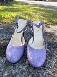 Prada Purple Leather Shoes Size 36