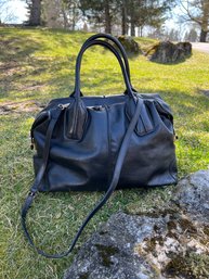 Tods Black Leather Handbag