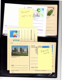 UNITED NATIONS - VIENNA - COMPLETE COLLECTION OF POSTCARD -SCOTT # UX 1-21 PLUS OTHERS