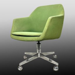 Green Steelcase Swivel Office Chair