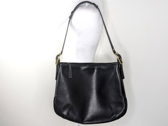 COACH Shoulder Bag In Black Leather