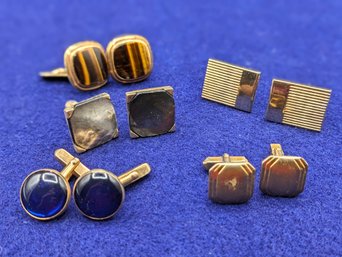 5 Pairs Of Handsome Cufflinks