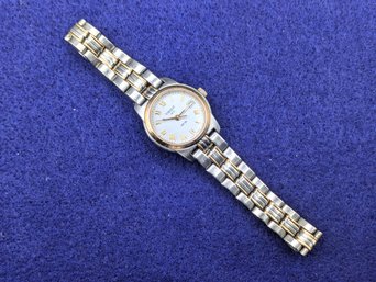 Vintage Tissot PR50 Women's Two Tone Swiss Gold Plated Stainless Steel Quartz Watch