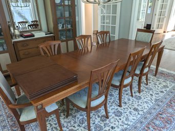 Ethan Allen Brandy/chestnut Dining Table