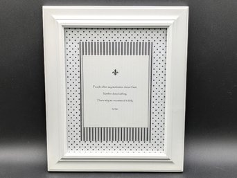 4 White Frames With Inspirational Messages