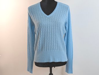 Lightweight Cashmere V- Neck Sweater