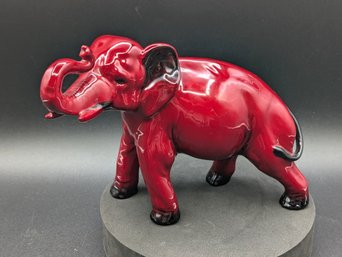 A Royal Doulton Elephant From Their Flambe Series