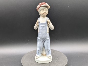 Lladro: 'Boy From Madrid' Glazed Porcelain Figurine