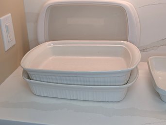 2 Corningware Lasagne Pans With Covers