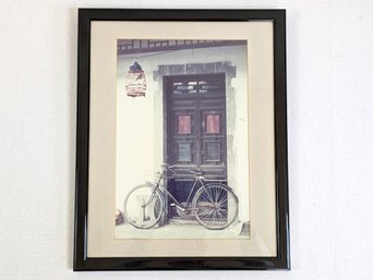 Framed Wall Art  - Bicycle Photo