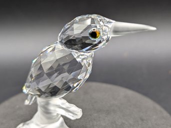 Swarovski Adorable Crystal Kingfisher Released In 1989 For The 'Feathered Friends' Series.