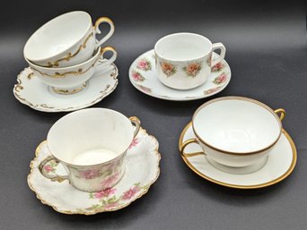 Tea For Four, A Variety Of Tea Cups & Saucers