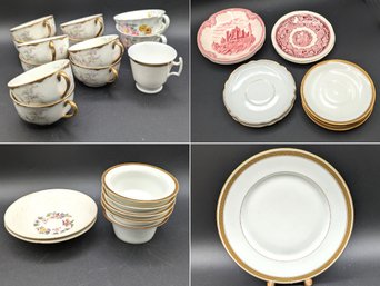 Cups Saucers Bowls And Plates - All Of Whom Have Lost Their Mates