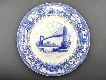 Wedgewood Limited First Edition Plate: Tricentenary Celebration Of Long Island