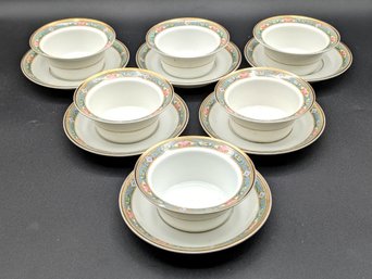 Limoges Small Bowls And Saucers