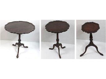 3 Mahogany Side Tables