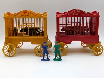 2 Vintage Circus Wagons