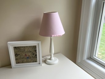 Small Table Lamp W/Shade