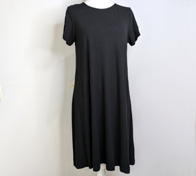 Black Dress With Cap Sleeves From Old Navy