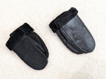 2 Pairs Gloves, Suede & Leather - Never Worn!