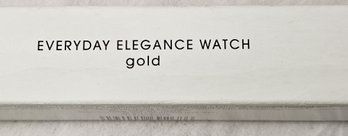 Avon Everyday Elegance Watch, Gold Tone, NIB