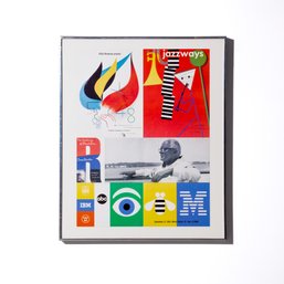 Framed 1994 Paul Rand Jazzways Exhibition Poster